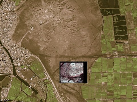 Hidden history This image of Tanis shows the difference between what the naked eye can see and the underground details that the high-powered satellite camera can pick up.jpg