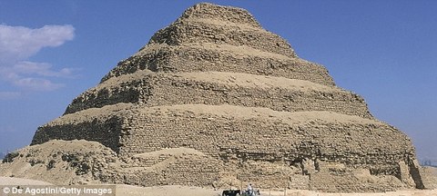 Pyramid of Djoser Many more are thought to be buried underground.jpg